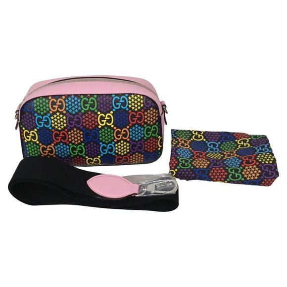 Gucci Women's GG Supreme Monogram Web Shoulder Bag Multicolor Sz Small DM15 - Picture 8 of 15